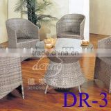 rattan chairs and table set