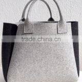 Wholesale Cheaper OEM Acceptable Eco Handmade Non Woven Handbags Felt Tote Bags for Shopping China Suppliers thumbnail-2