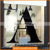 Customized Letter Shape Paper Window Display