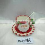 Ceramic Santa Cup AND Saucer thumbnail-1