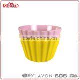 Pure Colour Yellow Mini Cute Pink Custom Plastic Cup for Jelly Iec Cream Bowl/cup thumbnail-1