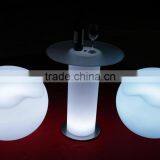 Modern Led Coffee Table, Led Wine Bar Table With Ice Bucket thumbnail-6