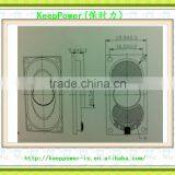 8 Ohm 2.0W 40*20.mm Abnormity Speaker 4020008G-026R thumbnail-1