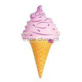 Leasure Giant Inflatable Ice Cream Cones 60 Inch 3 Different Colors Pool Float Large Outdoor Swimming Pool Toys for Kids Adults thumbnail-2