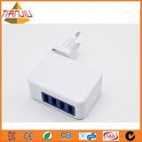 5V 4A 4-Port USB Interchangeable Plug Wall Charger With EU US AU UK Plug thumbnail-1