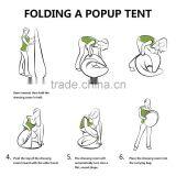 Shower Tent Portable Camping Beach Toilet Pop Up Tents Changing Room Outdoor Backpack Bag thumbnail-6