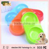 2015 High Quality Plastic Double Dog Dish / Colorful Double Dog Bowl,2015 High Quality Plastic Colorful Pet Bowl thumbnail-1