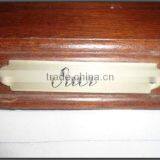 Small Metal Nameplate With Marking