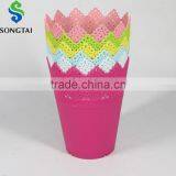 Colour Plastic Garden Flower Pots Plant Pots thumbnail-1