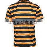 Men's 100%cotton Stripe Softtextile t Shirt Polo thumbnail-2