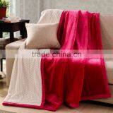 100% Polyester Printed Solid and Soft Coral Velvet Fleece Blanket thumbnail-6