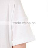 Wholesale Women Round Neck Cotton and Linen-blend T-shirt(DQE0090T) thumbnail-5
