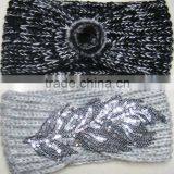 Fashion Hot Knitted Acrylic Designer New Arrival Crochet Winter Hair Band thumbnail-4