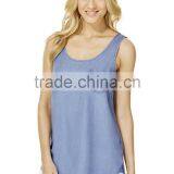 Fashion Good Quality Tencel Shell Women's t Back Tank Top thumbnail-1