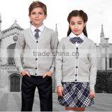 Hot Sales Grey Cardigan Children School Uniform thumbnail-3