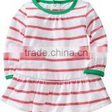 BABY GIRLS STRIPED CREW NECK TOP