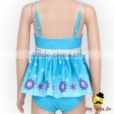 Children Cartoon Character Snow Strap Kids Beach Little Girl Modeling One Piece Swimwear Dress Clothes thumbnail-6