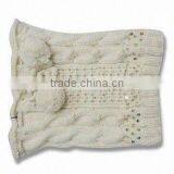 Tube-shaped Winter Hat, Made of 100% Acrylic, Suitable for Women thumbnail-1