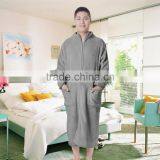 Wholesale Coral Fleece Plush Luxury Bath Robe for Men thumbnail-1