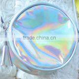 High Quality Holographic Silver Round Pouch Bag thumbnail-3