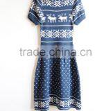 Women Tacky Ugly Christmas Sweater Dress for Party thumbnail-2