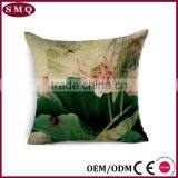 Chinese Lotus Oriental Style Fancy Linen Seat Cushion Covers thumbnail-4