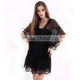 Guangzhou Supplier Fashion Black Lace Sexy Summer Rompers Jumpsuit for Women thumbnail-2