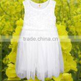Wholesale Summer Cotton Printing Girls Kids Lace Dress thumbnail-2
