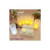 2013 New rechargeable led tea light candles