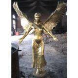 Western Bronze Angels Sculpture, Erotic Woman Brass Statues, Garden Arts Figures thumbnail-3