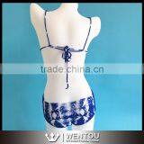 Wholesale Fashion One Piece Crochet Beachwear thumbnail-3