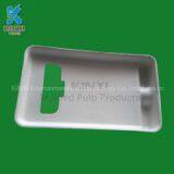 Bagasse Pulp Molded Eco-friendly Cell Phone Case Packaging Tray,container