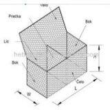 ribbed welded wire mash panels for concerte