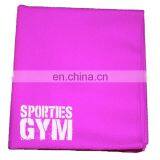 80 polyester 20 polyamide printed microfiber gym towel