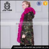 Modern and Fashionable Real Fur Trimmed Coats With Warm Hodded thumbnail-4