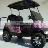 Four seat electric golf car back to back seat fashion style hot sales