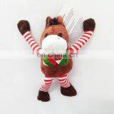 Promotional Mini Soft Plush Animal Christmas Horse Fridge Magnet Toys