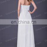 Grace Karin Strapless Chiffon Long Bridesmaid Dress With Four Colors CL3105-1 thumbnail-2