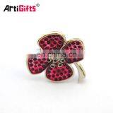 Lapel Pin Manufacturers China Custom Enamel Floral Flower Clothing Security Lapel Pin thumbnail-6