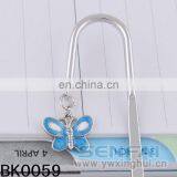 Cute Enamel Butterfly Insect Pendant Bookmark