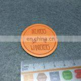 Garment Accessories Pattern Carved Soft Enamel Zinc Metal Alloy Embossed Jeans Leather Label