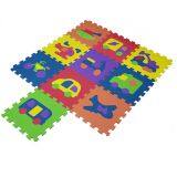QT MAT Non-toxic Odorless 12in x 12in 10pcs/set Vehicles EVA Floor Mat Puzzle Tile thumbnail-3