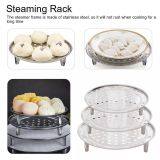 1 Pcs Multifunction Durable Steamer Rack Stainless Steel Pot Steaming Tray Stand Steamer Shelf Cookware Kitchen Accessories thumbnail-3