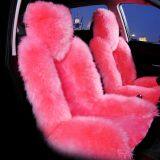 Premium Fluffy Sheepskin Fur Car Seat Cover thumbnail-5