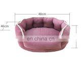 Orthopedic Dog Bed Memory Foam Pet Bed Soft Velvet Fabric With Removable Washable Cover thumbnail-4