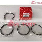 for 4D32 4D32T 4D31 4D31T Piston Ring Set ME996749 thumbnail-2