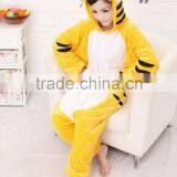 2015 Walsonstyles Cheapest Winter Animal Onesie Pajamas Jumpsuit Flannel Adult Jummp Yellow Tigger Pajama thumbnail-1