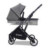 Reclining Tilting Transport Baby Walker Pram Stroller Reversing Pushchair thumbnail-5