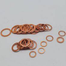 China Stamping Parts 10*14*1 Metal Fittings Hardware Fastener Ring Washer Flat Copper Ring Washer Washer thumbnail-2