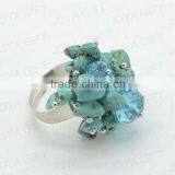 Wrap Rings With Turquoise Chip Stone thumbnail-1